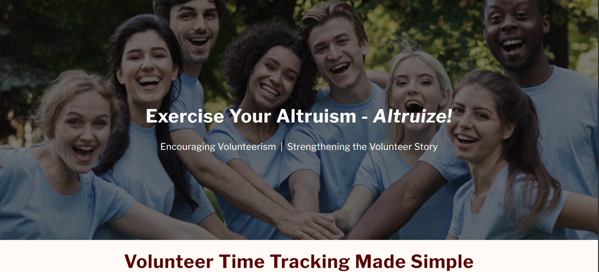 Altruize screenshot